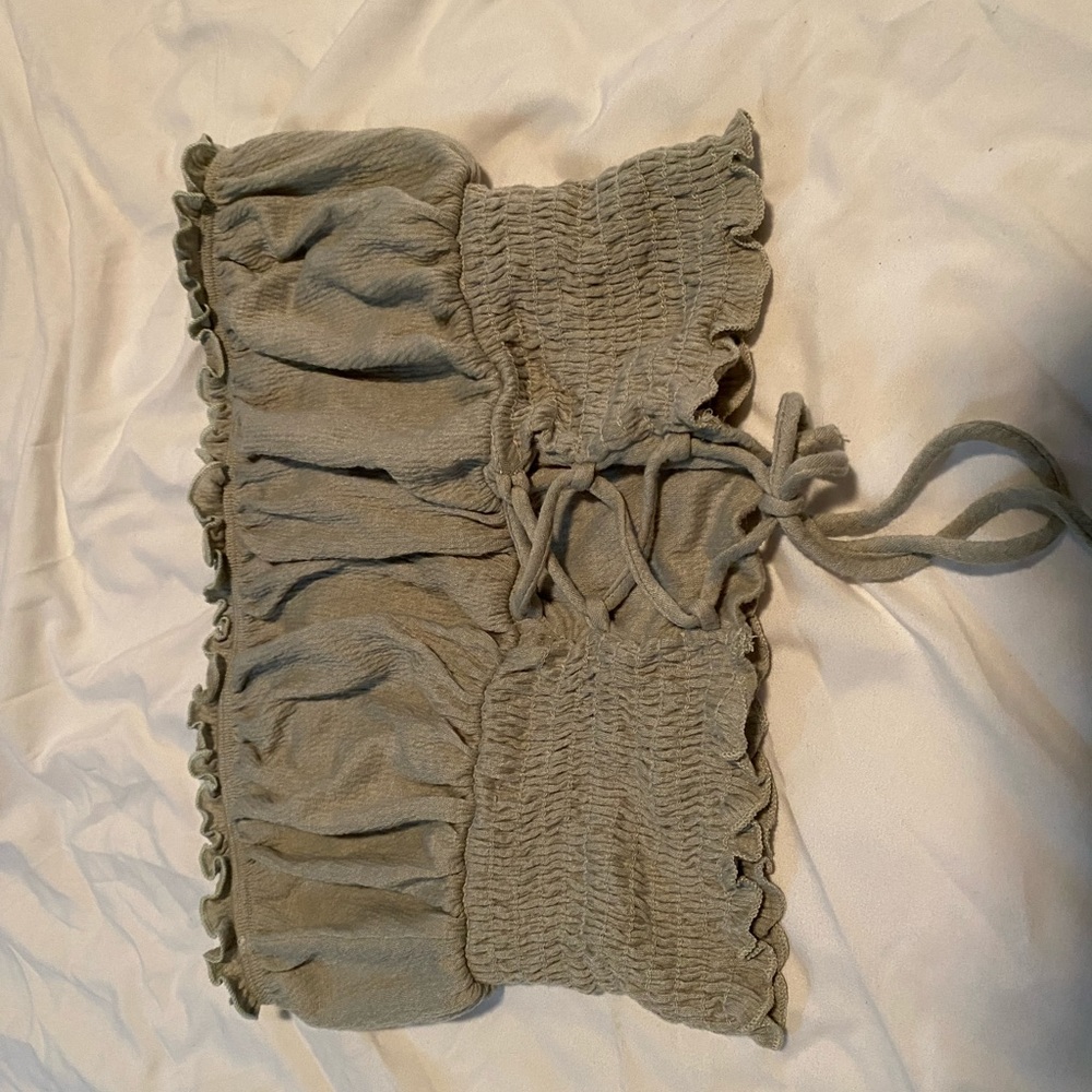 Urban Outfitters green crop top